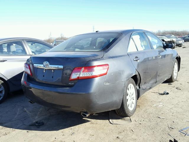 4T1BK3EK7AU602267 - 2010 TOYOTA CAMRY SE GRAY photo 4