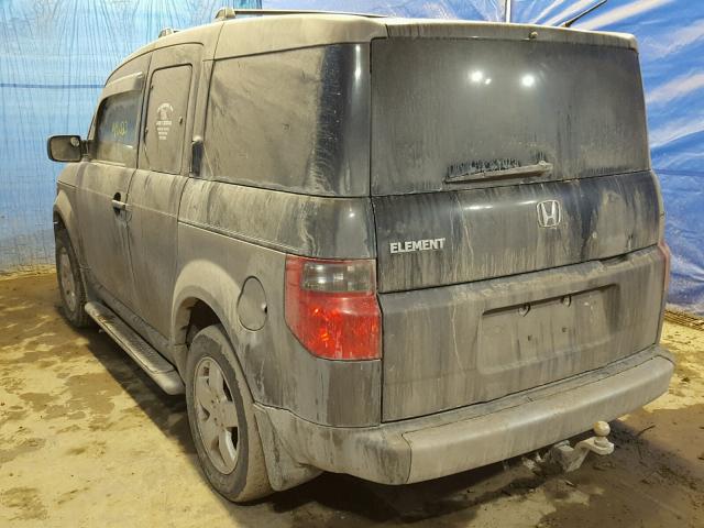 5J6YH285X4L019192 - 2004 HONDA ELEMENT EX BLACK photo 3