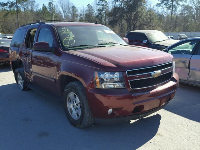 1GNFC23039R175092 - 2009 CHEVROLET TAHOE C150 BURGUNDY photo 1