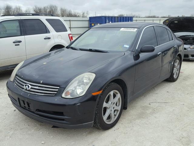 JNKCV51F84M718455 - 2004 INFINITI G35 BLACK photo 2