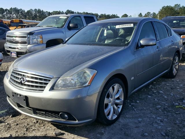 JNKBY01E76M205228 - 2006 INFINITI M45 BASE GRAY photo 2