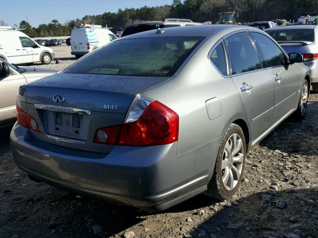 JNKBY01E76M205228 - 2006 INFINITI M45 BASE GRAY photo 4