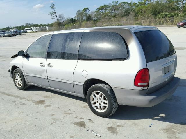 1B4GP54G7YB721637 - 2000 DODGE GRAND CARA GRAY photo 3