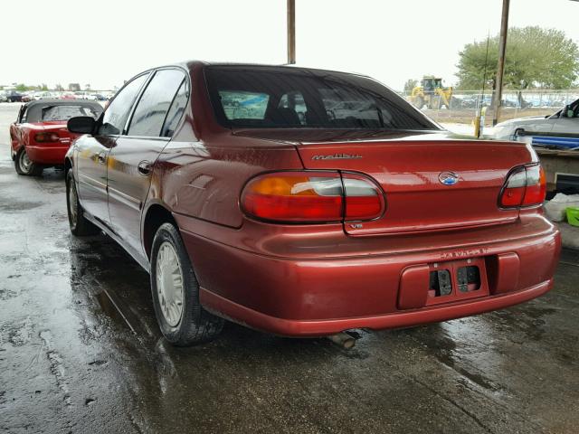 1G1ND52J52M708648 - 2002 CHEVROLET MALIBU BURGUNDY photo 3