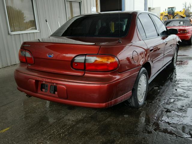 1G1ND52J52M708648 - 2002 CHEVROLET MALIBU BURGUNDY photo 4