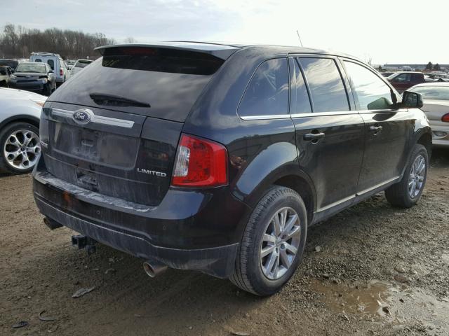 2FMDK3KCXBBA38532 - 2011 FORD EDGE LIMIT BLACK photo 4