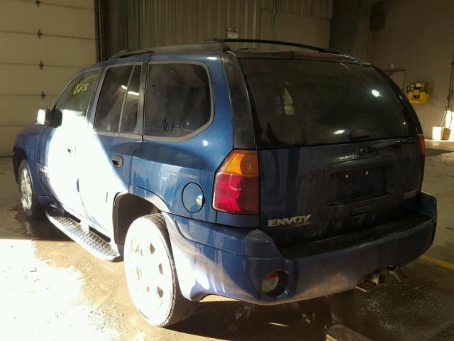 1GKDT13S652185683 - 2005 GMC ENVOY BLUE photo 3