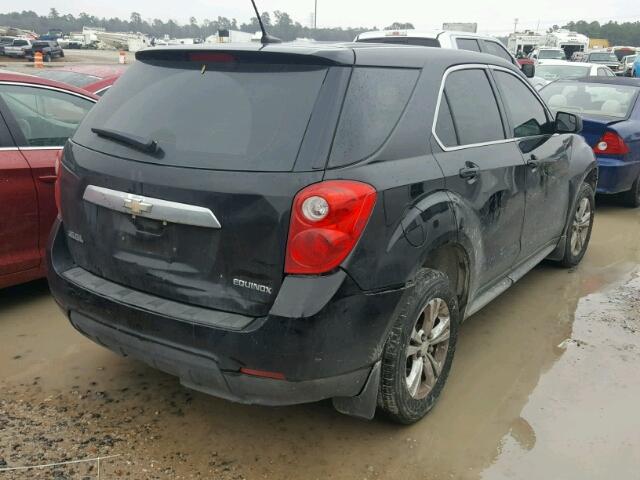 2GNALBEK5D6118678 - 2013 CHEVROLET EQUINOX LS BLACK photo 4