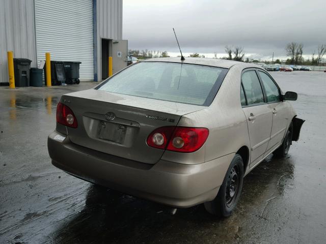 1NXBR32E75Z430029 - 2005 TOYOTA COROLLA CE GOLD photo 4