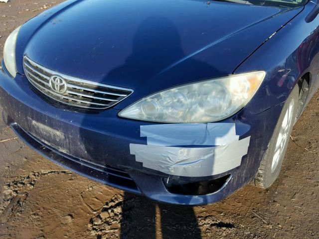 4T1BE30KX6U136906 - 2006 TOYOTA CAMRY LE BLUE photo 9