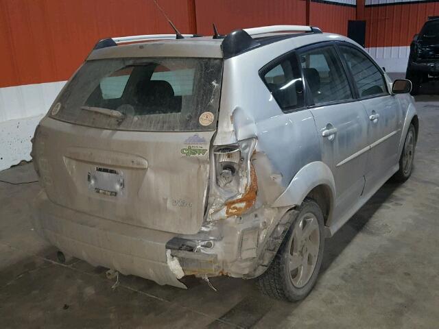 5Y2SL65816Z443506 - 2006 PONTIAC VIBE SILVER photo 4