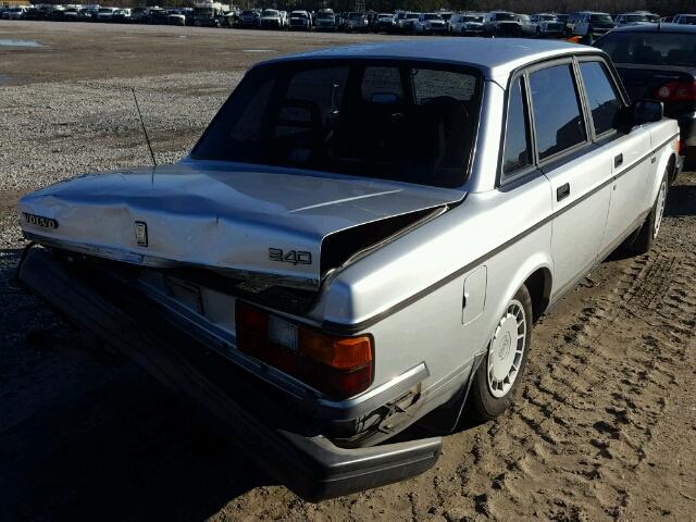 YV1AS8808N1464988 - 1992 VOLVO 240 BASE SILVER photo 4