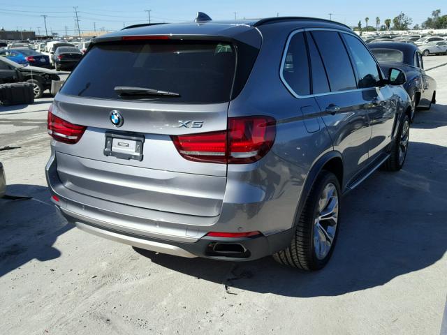 5UXKR6C55G0J80576 - 2016 BMW X5 XDRIVE5 GRAY photo 4