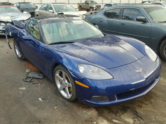 1G1YY26U165101439 - 2006 CHEVROLET CORVETTE BLUE photo 1