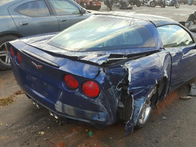 1G1YY26U165101439 - 2006 CHEVROLET CORVETTE BLUE photo 9