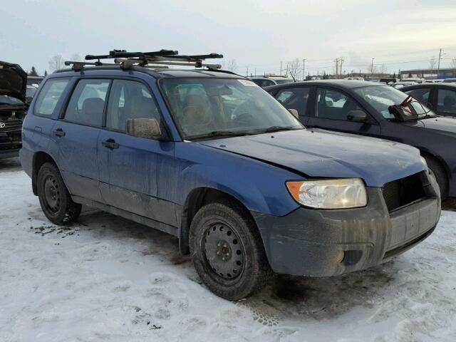 JF1SG63618G705129 - 2008 SUBARU FORESTER 2 BLUE photo 1