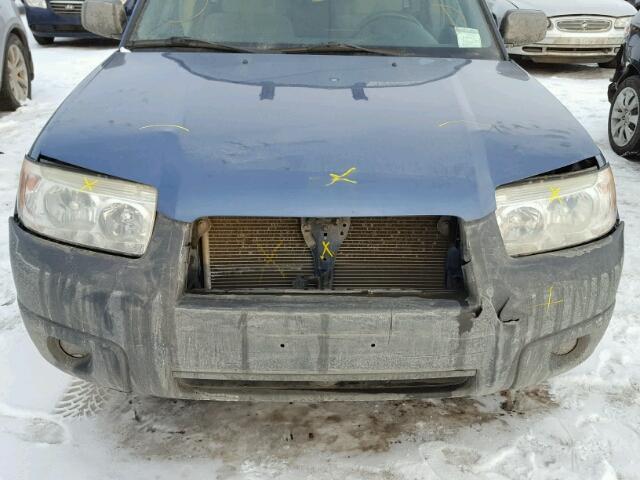 JF1SG63618G705129 - 2008 SUBARU FORESTER 2 BLUE photo 9