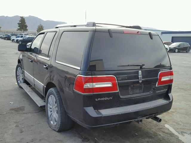 5LMFU27558LJ07642 - 2008 LINCOLN NAVIGATOR BLACK photo 3