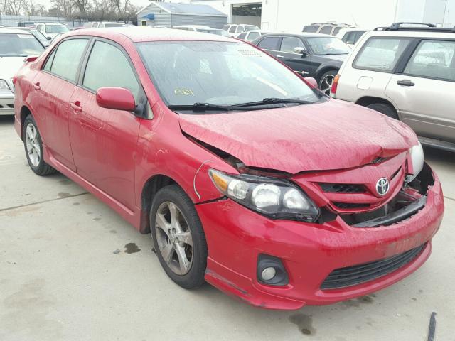 2T1BU4EE8BC643620 - 2011 TOYOTA COROLLA BA RED photo 1