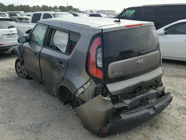 KNDJN2A28E7011165 - 2014 KIA SOUL GRAY photo 3