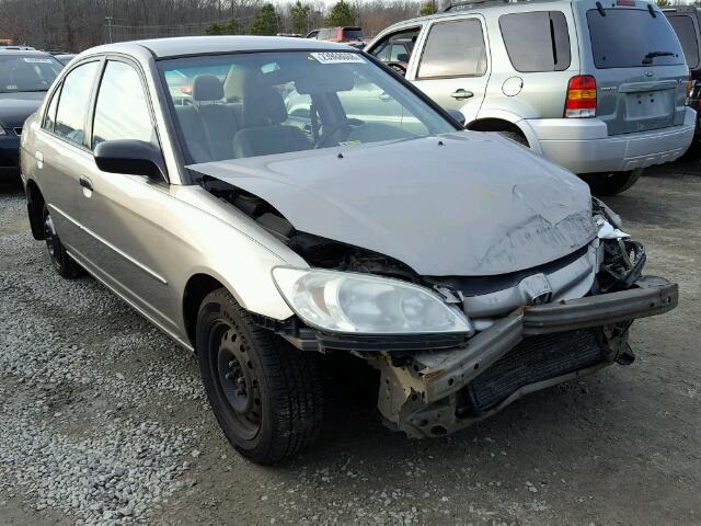 2HGES16554H501820 - 2004 HONDA CIVIC LX TAN photo 1