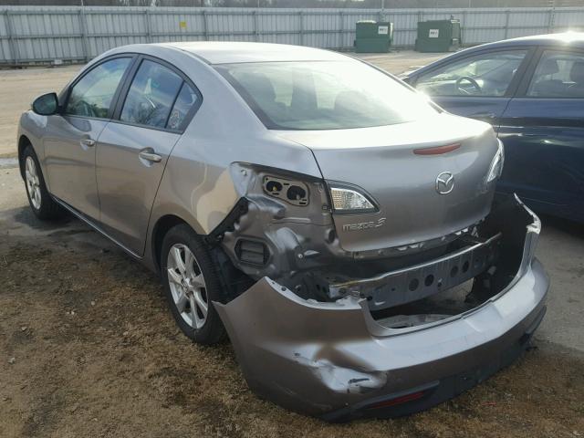 JM1BL1SF8A1325756 - 2010 MAZDA 3 I SILVER photo 3