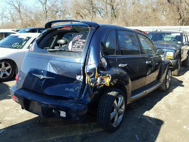 3C8FY78G64T279510 - 2004 CHRYSLER PT CRUISER BLUE photo 4