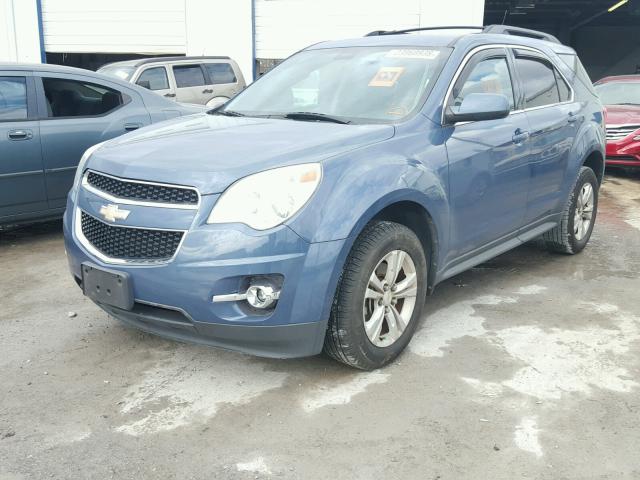 2CNALPECXB6384799 - 2011 CHEVROLET EQUINOX LT BLUE photo 2