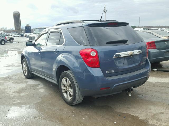 2CNALPECXB6384799 - 2011 CHEVROLET EQUINOX LT BLUE photo 3