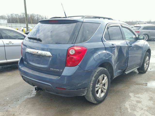 2CNALPECXB6384799 - 2011 CHEVROLET EQUINOX LT BLUE photo 4