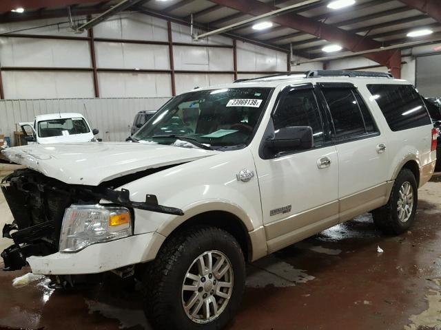 1FMFK18588LA26085 - 2008 FORD EXPEDITION WHITE photo 2