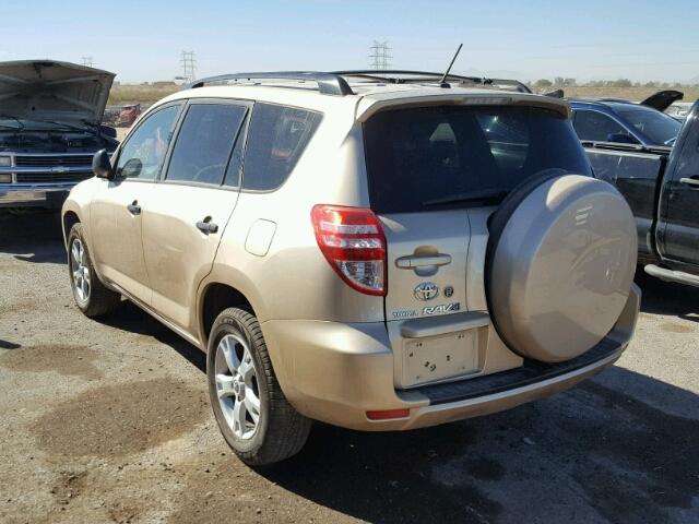 2T3ZK4DV9AW004902 - 2010 TOYOTA RAV4 GOLD photo 3