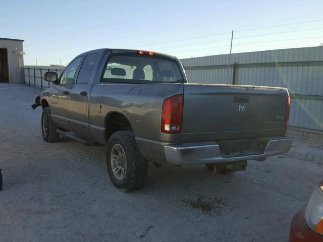 1D7HU18D05J564307 - 2005 DODGE RAM 1500 S GRAY photo 3