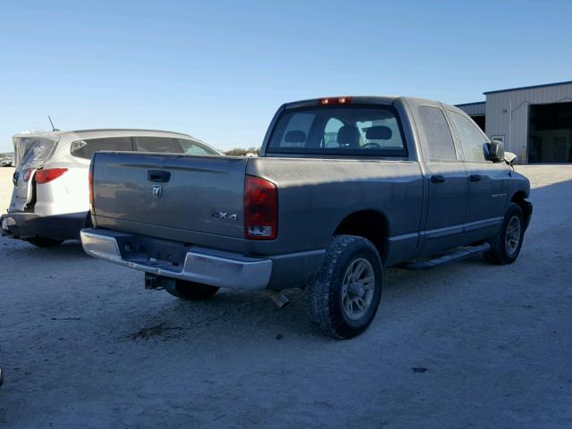 1D7HU18D05J564307 - 2005 DODGE RAM 1500 S GRAY photo 4