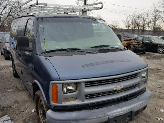 1GCFG25MXX1026994 - 1999 CHEVROLET EXPRESS G2 BLUE photo 1