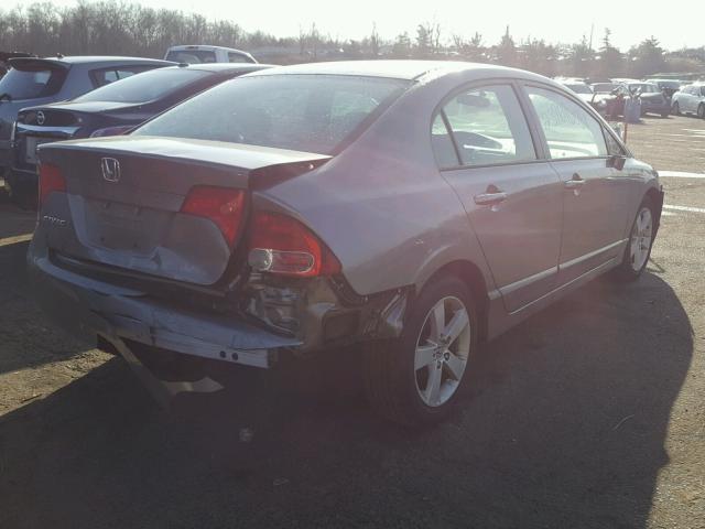 1HGFA16887L022039 - 2007 HONDA CIVIC EX GRAY photo 4