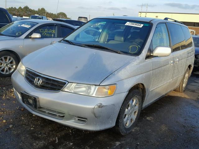 5FNRL18073B076331 - 2003 HONDA ODYSSEY EX SILVER photo 2