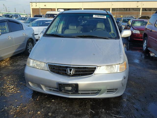 5FNRL18073B076331 - 2003 HONDA ODYSSEY EX SILVER photo 9