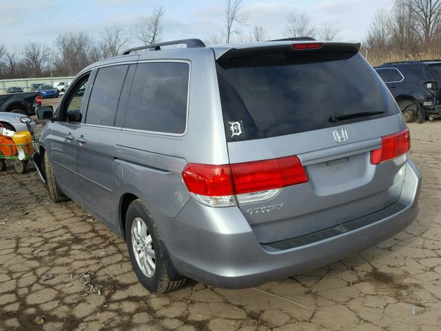 5FNRL3H41AB038704 - 2010 HONDA ODYSSEY EX SILVER photo 3