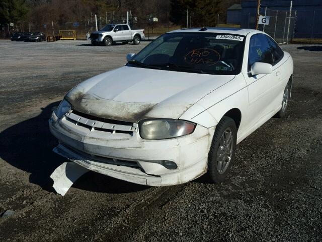 1G1JH12F237328951 - 2003 CHEVROLET CAVALIER L WHITE photo 2