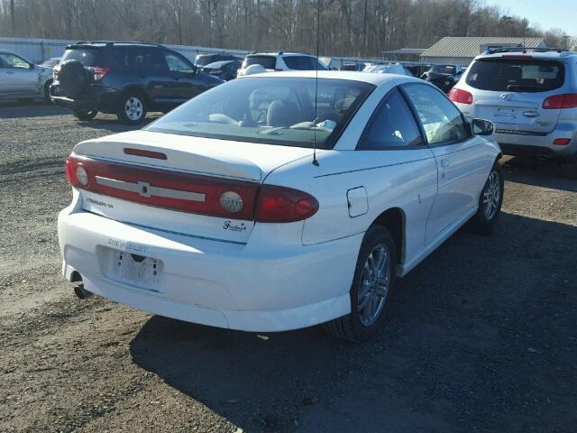 1G1JH12F237328951 - 2003 CHEVROLET CAVALIER L WHITE photo 4