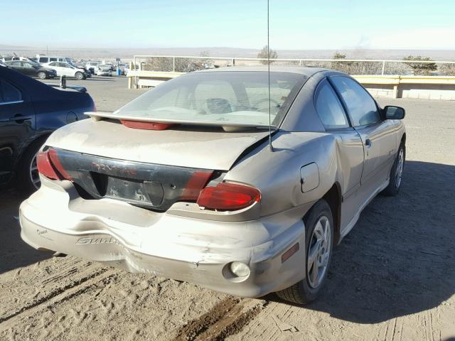 1G2JB12F727424098 - 2002 PONTIAC SUNFIRE SE GOLD photo 4