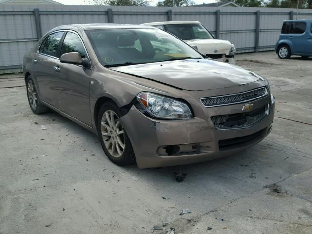 1G1ZK57758F206224 - 2008 CHEVROLET MALIBU LTZ BROWN photo 1