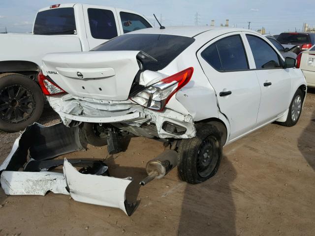 3N1CN7AP1GL870987 - 2016 NISSAN VERSA S WHITE photo 4