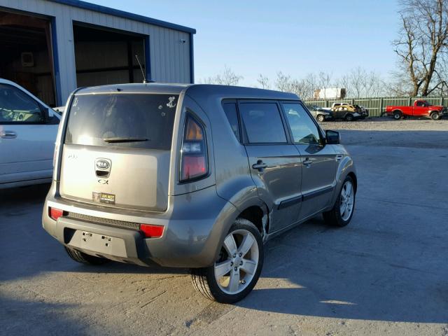 KNDJT2A2XB7223597 - 2011 KIA SOUL CHARCOAL photo 4