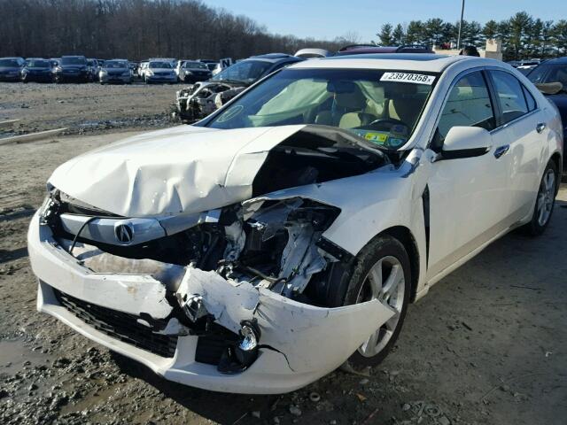 JH4CU2F65AC007324 - 2010 ACURA TSX WHITE photo 2