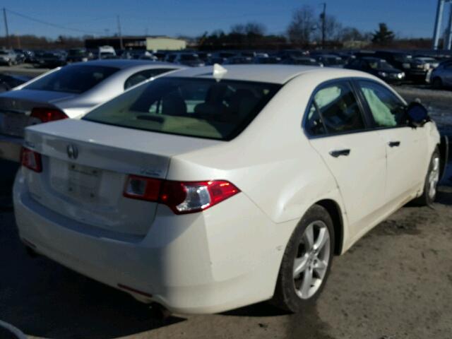 JH4CU2F65AC007324 - 2010 ACURA TSX WHITE photo 4