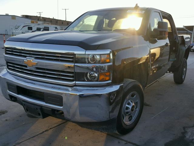 1GC1CUEG1GF294850 - 2016 CHEVROLET SILVERADO BLACK photo 2