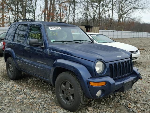 1J4GL58K93W693591 - 2003 JEEP LIBERTY LI BLUE photo 1