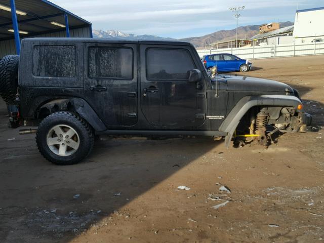 1J4GA69148L614547 - 2008 JEEP WRANGLER U BLACK photo 9